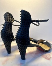 Black Open Toe Spike Christian Louboutin  s
