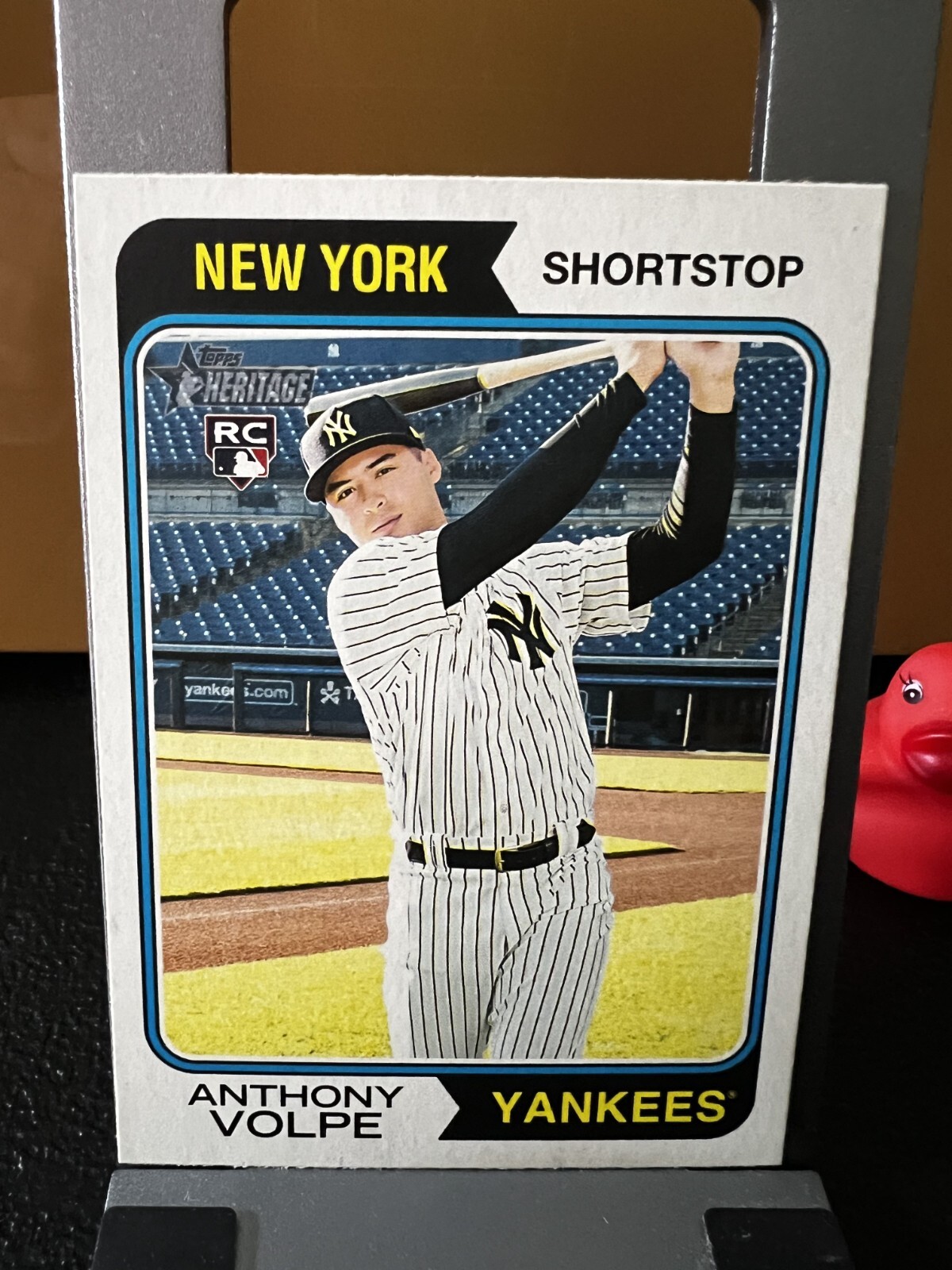 2023 Topps Heritage - Anthony Volpe Rookie SP Image Variation #282 - Yankees RC