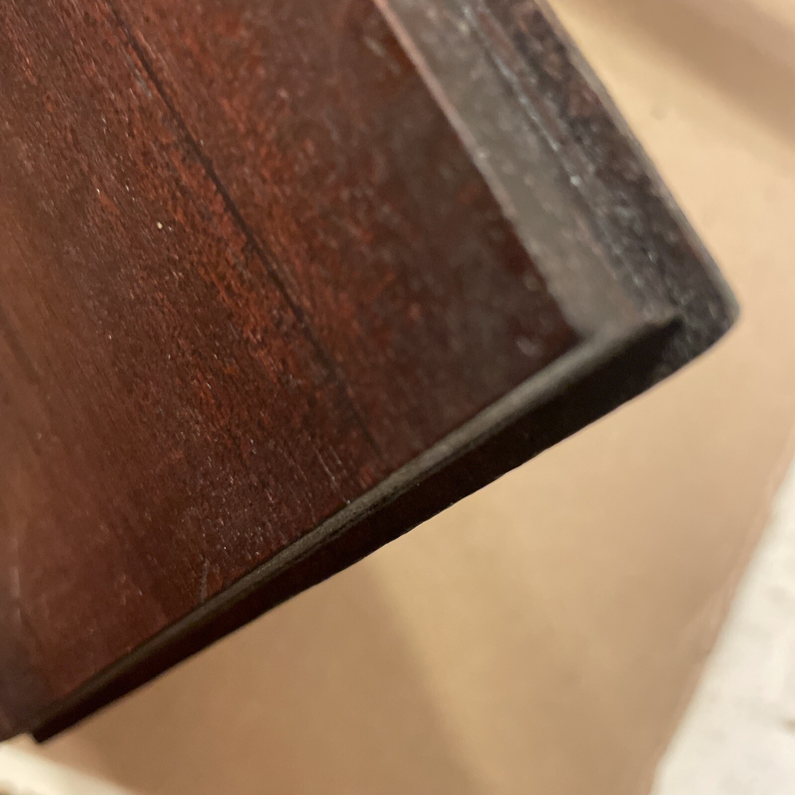 Antique Herschede Westminster Chime Tambour Clock Back Door Part