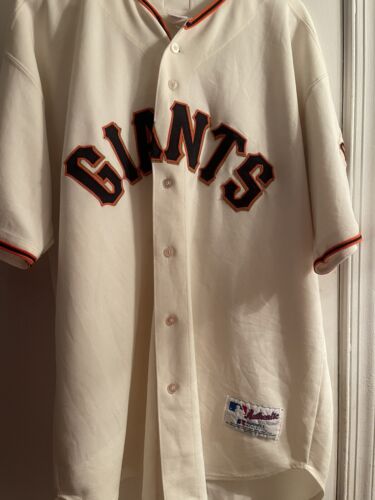 Authentic Russell Athletic Barry Bonds Giants Jersey 48