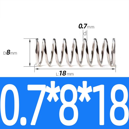 Compression Spring Steel 0.2 - 1mm Wire Dia 2mm - 12mm OD Small Pressure Springs - Picture 66 of 130