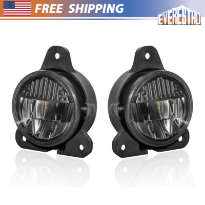 Pair Fit For Mack Anthem 2018-up Front Bumper Fog Lamp Assembly LED Light