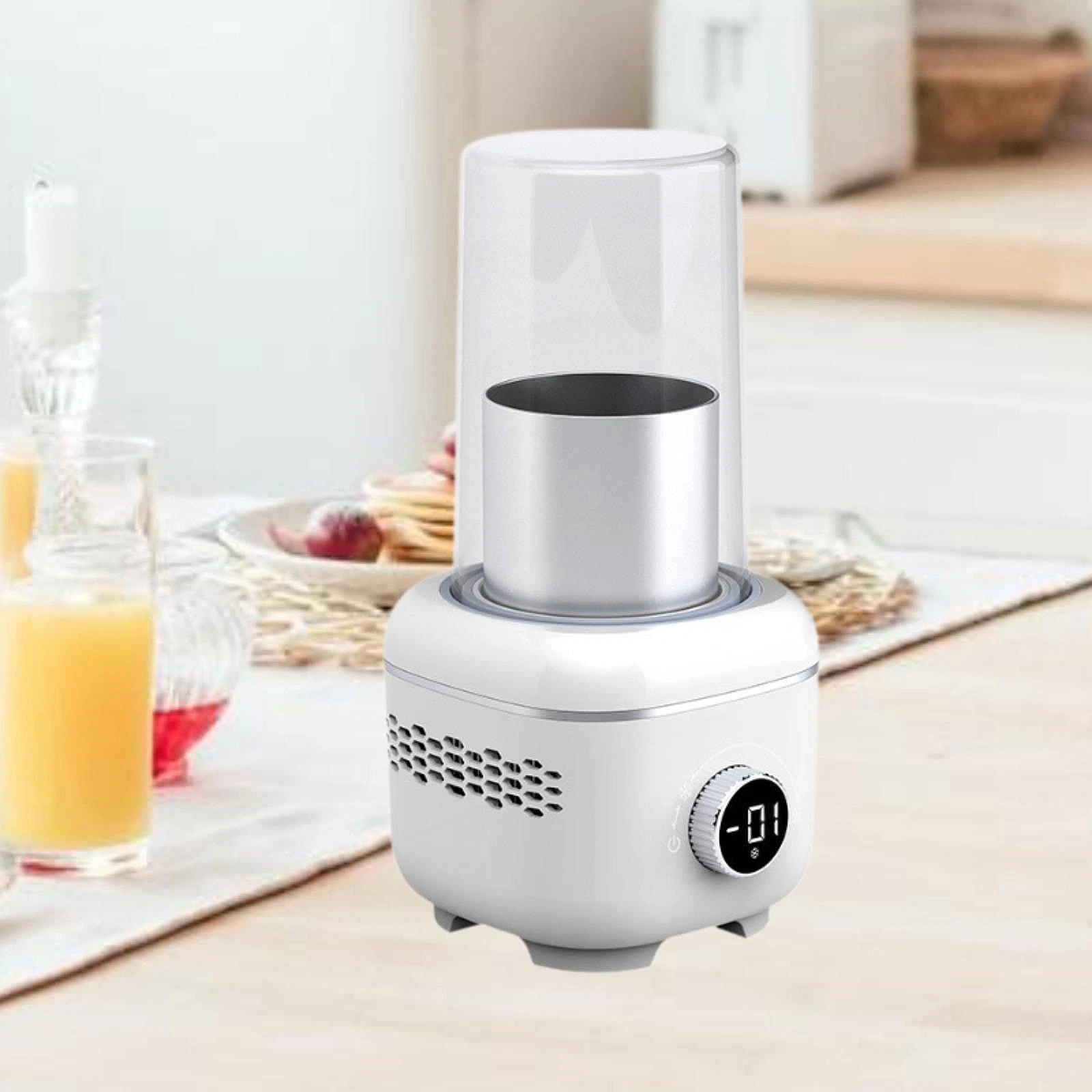 Desktop Cup Cooler Warmer Beverage Holder Compact Portable Rapid Cooling and