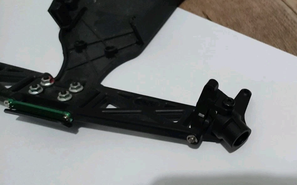 Ansmann Mad Rat Main Chassis Plate and front lower arms built 210mm Length - Image 2 of 4