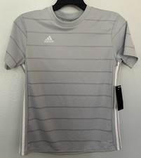 Adidas Campeon 21 Aeroready Jersey Light Gray Medium Men's New with Tag