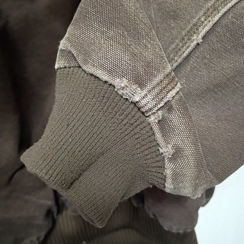 Vintage Carhartt J14 DKB Mens 2XL Tall Brown Canvas Faded Santa Fe Jacket - Picture 6 of 7