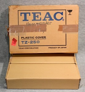 TEAC TZ-250 DUST COVER FOR A-2300 REEL-TO-REEL TAPE DECK IN ORIGINAL BOX