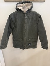 Walls Jacket Youth Large 12/14 Green Blizzard Pruf Ripstop Lined Y2K Outdoor