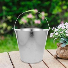 Portable Water Storage Utility Buckets with Handles Outdoor Container