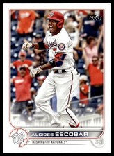 2022 Topps Alcides Escobar Washington Nationals #116