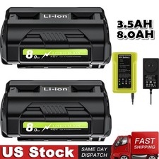 NEW 2X For Ryobi 40V Li-ion 8.0 Ah Battery OP4050 OP40602 OP40261 OP4060 OP4030
