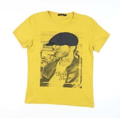 Funk D Punk gelbes Unisex T-Shirt, Größe Regular
