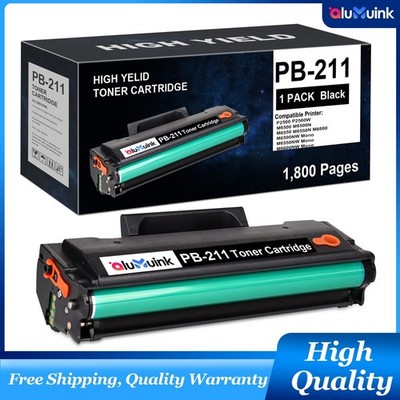 Black PB-211 Toner 1-Pack for Pantum M6600NW M6500NW Printers