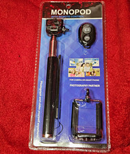 Monopod w/ Remote Control, Ball Head  Phone Holder for Camera/Smartphone 30276