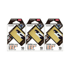 Fujifilm Instax Mini 40 Contact Sheet Instant Film 3-Pack 30 Exposures