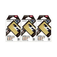 Fujifilm Instax Mini 40 Contact Sheet Instant Film 3-Pack 30 Exposures