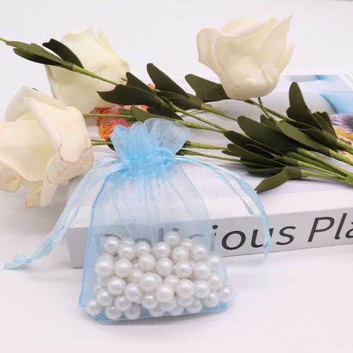 100 Pcs 2x3 Inch Organza Gift Bags Small Jewelry Pouches for Wedding Birthday - Picture 5 of 7