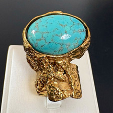 Yves Saint Laurent Arty Cocktail Ring Goldfar...