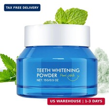 Teeth Whitening Powder, Advanced Whitens Teeth,Removes Stains, No Sensitivity, T
