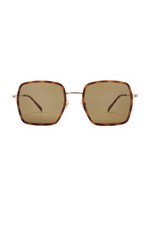 Gucci Square Sunglasses in Havana Gold Brown GG1848S-002 Sunnies