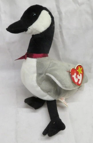 TY Beanie Baby - LOOSY the Goose (8 inch) Plush / Retired Vintage - P.E. Pellets