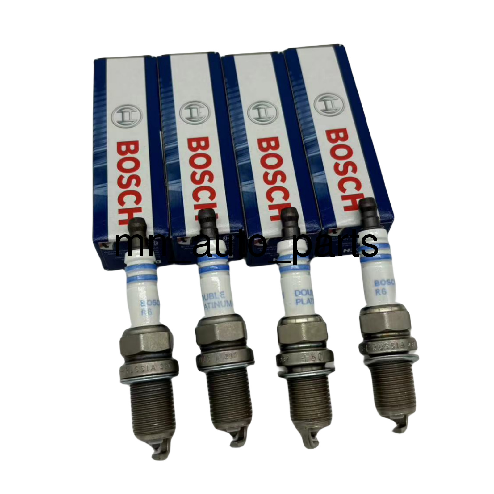 4 pcs Bosch Spark Plugs Fit For Audi A4 VW Golf Jetta 1.8T 2.0T FR7KPP33