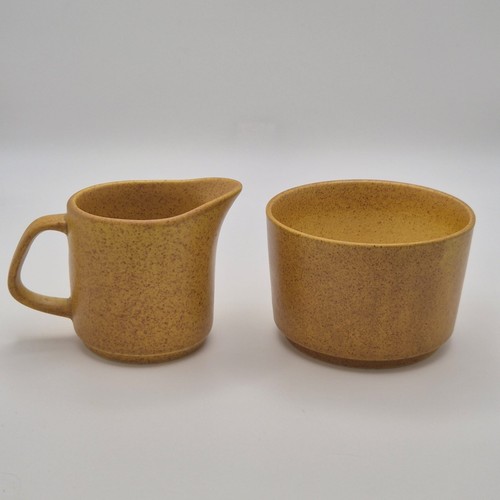 J & G Meakin Maidstone Bianca Brown Milk Jug Sugar Bowl - Picture 4 of 11