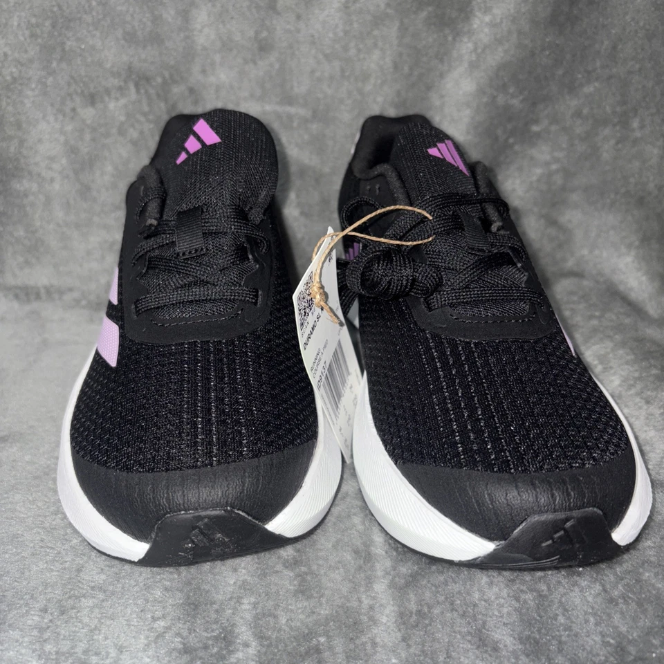 NUEVO Adidas Duramo SL K Power Negro Púrpura Niños Preescolar Correr ID9137 talla 2.5 Foto 4 de 4