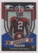 2021 Panini Prizm Draft Picks Crusade Red White & Blue Patrick Surtain II w5b