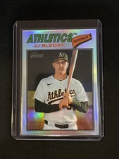 🔥JJ Bleday 2026 Topps Heritage #236 Chrome Refractor Athletics