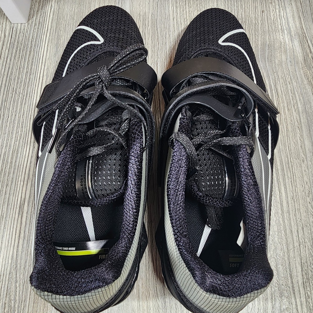 Nike Romaleos 4 Weightlifting Shoes Black/Gray Mens Size 11.5 New