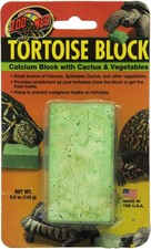 Zoo Med Banquet Tortoise Block Food and Calcium Supplement 5 ounces - 10 Pack