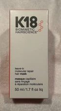 K18 Leave In Molecular Repair Hair Mask Biomimetic Hairscience 50 ml / 1.7 oz