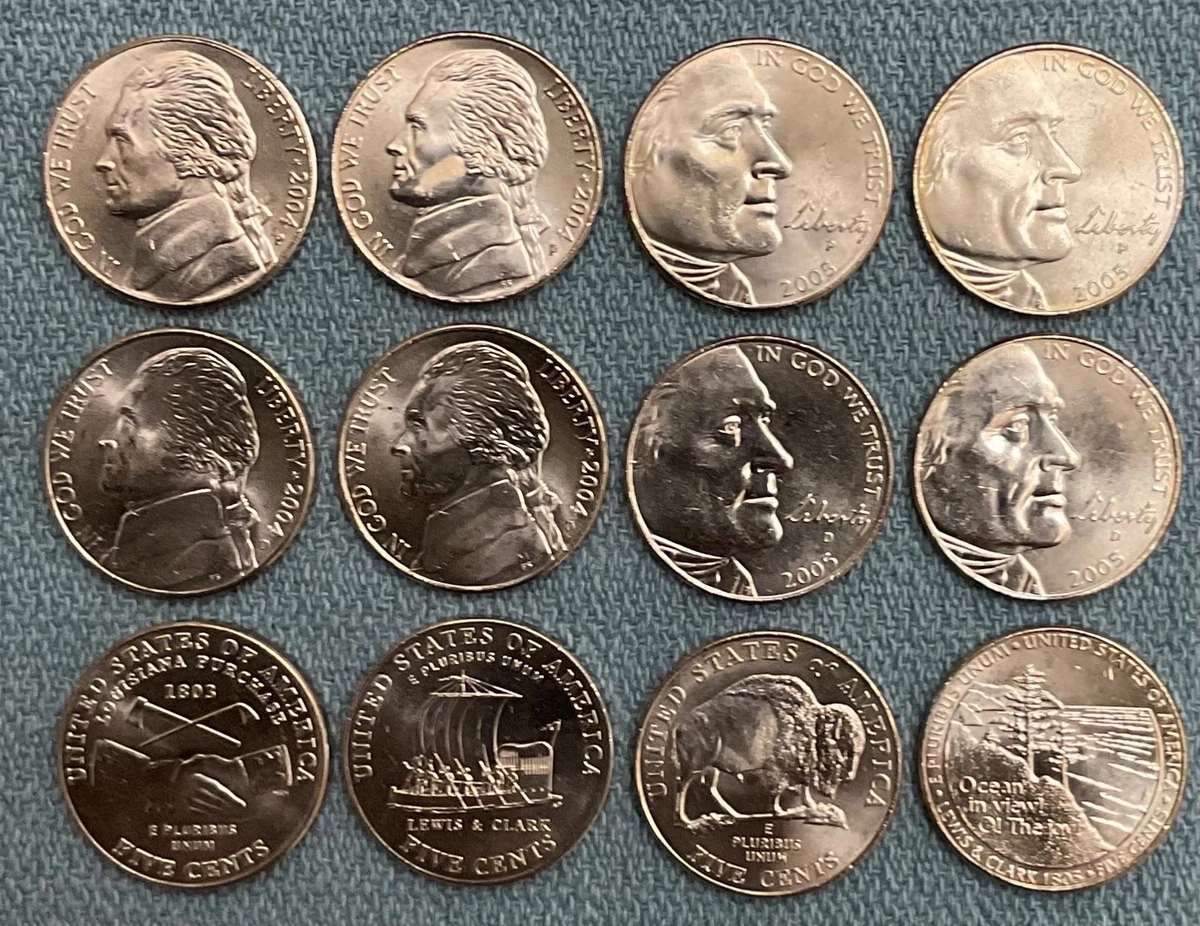 Uncirculated 2004 US Jefferson Nickels (1938-Now) for sale | eBay
