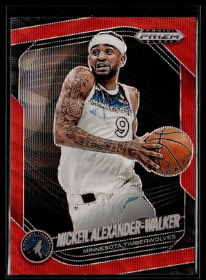 2024-25 PRIZM BLACK RUBY WAVE 193 Nickeil Alexander-Walker Timberwolves