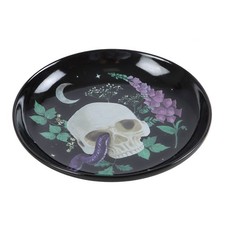 Ceramic Skull & Snake Design Trinket Dish Venom Dark Moon Dressing Table Ring