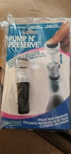 Evri Vacuum Pump & Wine Stopper Pump & Preserve NIP