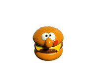 HALLMARK CARDS - BURGER KING LICKETY SPLIT ROLLING RACER HAMBURGER BUN TOY 1989