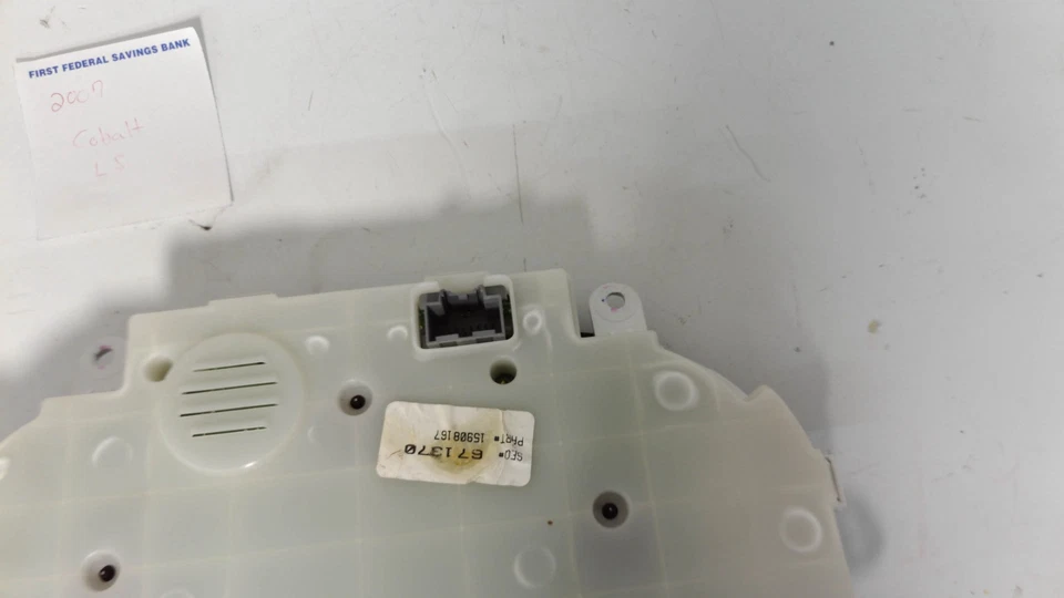  2007 Chevrolet Cobalt Instrument Cluster 15908167 - Image 4 of 4