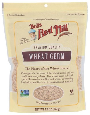 Bob's Red Mill Wheat Germ, 12oz (Pack of 1) - Non GMO, 12 Ounce