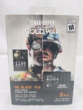 Call Of Duty Black Ops Cold War WD_BLACK P10 Game Drive 2TB Opened Box