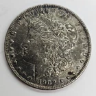 1902 MORGAN SILVER DOLLAR COIN