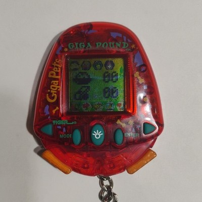 Tiger Giga Pets Giga Pound Virtual Pet Keychain