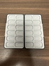 Black And Gray Hard Plastic 24 Game Capacity Case For Nintendo Switch Games 8E