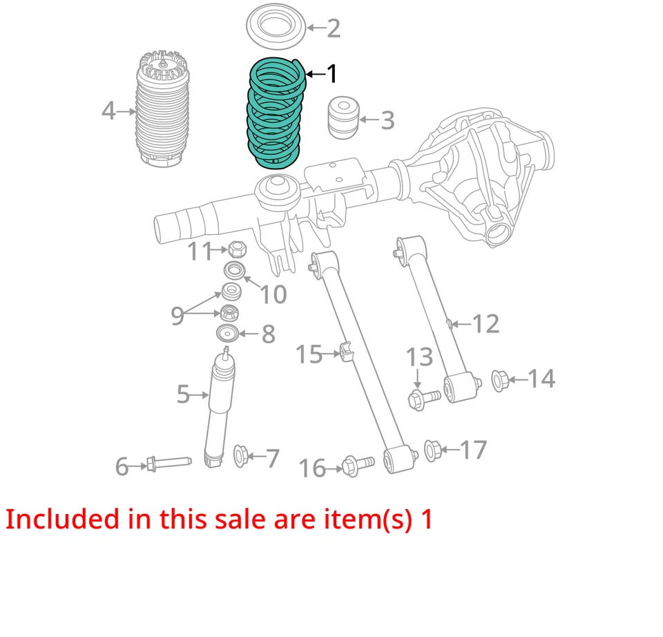 Muelles helicoidales traseros Dodge RAM 2500 2014-2023 usados OEM Foto 3 de 4