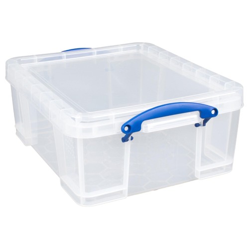 Really Useful Box 10 Pack 17L Plastic Storage Bins with Snap Lids and Clip Lo... - Picture 7 of 9