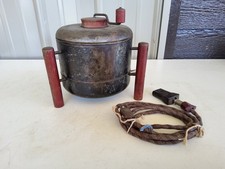 Vintage JOLLY TIME Electric CORN POPPER, RED WOOD Handles Popcorn - CORD & WORKS