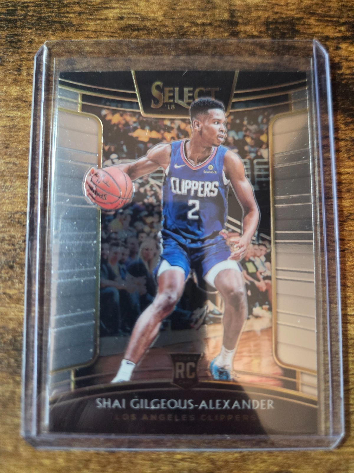 2018-19 Panini Select Shai Gilgeous-Alexander Rookie RC #7 Los Angeles Clippers