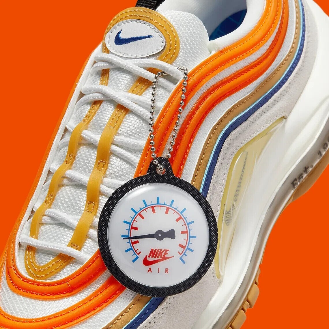Nike Air Max 97 SE 'M. Frank Rudy' White Black Orange DV2619-100