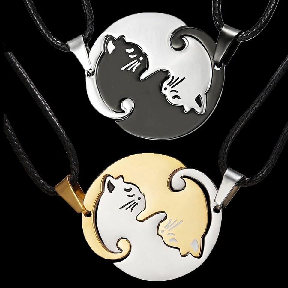 Matching cat sales necklace